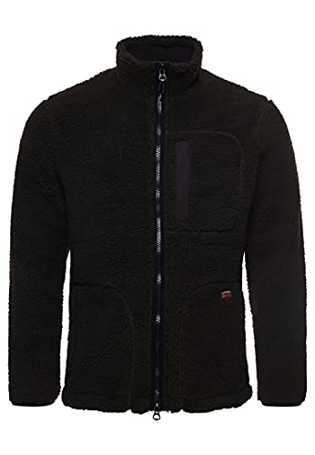 Superdry Mens Sherpa Workwear Jacket, Surplus Goods Olive, XXL