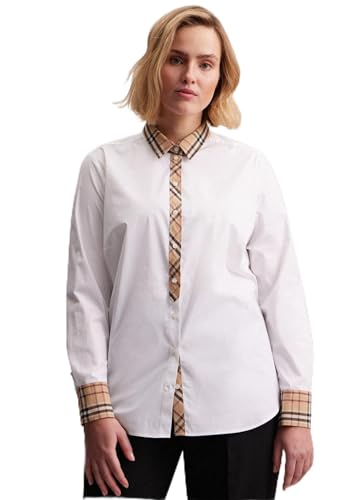 Seidensticker Damen Bluse - City Bluse - Hemdbluse - Regular Fit - Langarm - Uni - Stretch