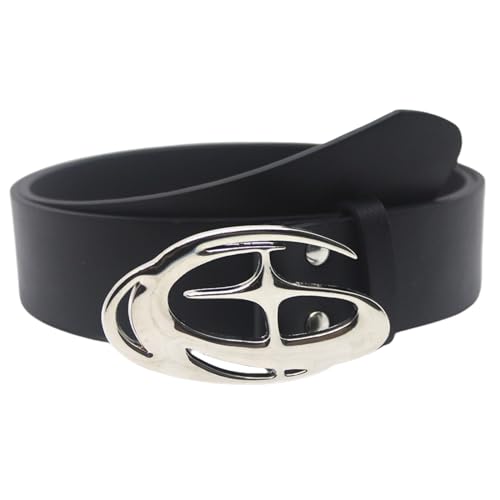 Pdxnyxx Y2k Gürtel Emo-Accessoires Damen-Gürtel für Jeans 2000er Jahre Mode Accessoires Kleidung (Schwarz 05), Black05, Einheitsgröße