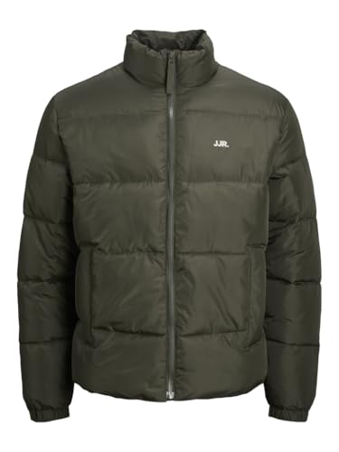 JJ REBEL Herren Jrebrebel Logo Puffer Sn Jacke, Rosin, L
