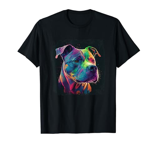 Amstaff Design mit einem American Staffordshire Terrier T-Shirt
