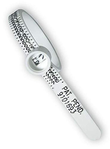 Ringgröße bestimmen Ringgrößenmesser Ringmesser Multisizer ist ein Ringmaßband zum messen ihrer Ringgröße mit Anleitung vom Schmuck Depot