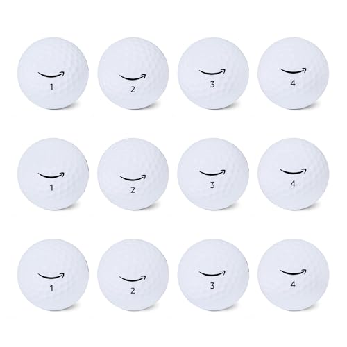 Amazon Basics Core Soft Golf Balls, 12-Pack, White