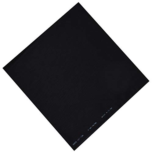 Schals & Tücher Bandana Halstuch Bikertuch Nickituch Kopftuch Baumwolle Mundschutz Piratentuch Schwarz-einfarbig