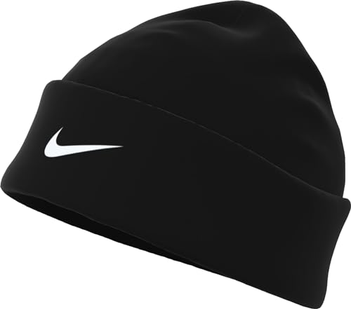 Nike Herren Peak Beanie-Mütze, Black/White, Einheitsgröße EU