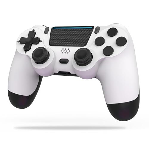 Trosvan Wireless Controller für PS4, Gamepad Controller kompatibel mit PS4/Pro/Slim, mit Dual Vibration/6-Achsen Gyro Sensor/Touchpanel