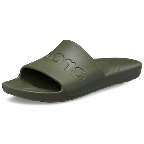 Crocs Unisex Erwachsene Slide Badeschlappen, Army Green, 48/49 EU