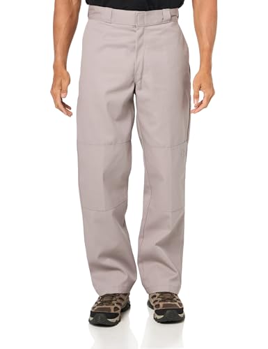 Dickies Herren Sporthose Streetwear Male Pants Double-Knee Work grau (Silver Grey) 32/32