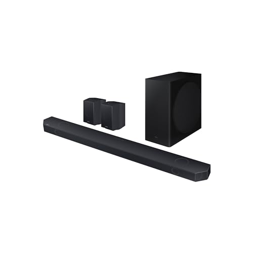Samsung Soundbar HW-Q930D/ZF 2024 - Dolby Atmos Wireless, Q-Symphony, 9.1.4 Kanäle, SpaceFit Sound Pro und kompatibel mit Sprachassistenten