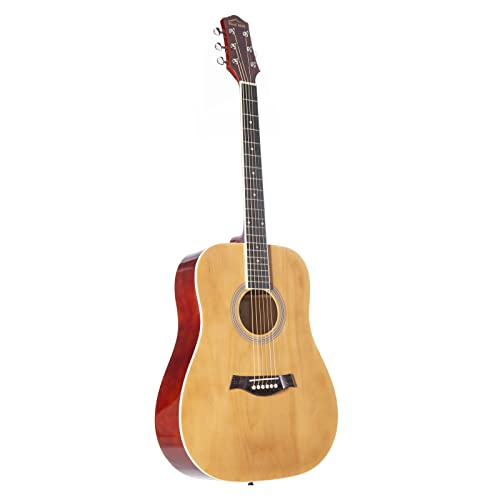 Red Hill D-1 NT Natural Westerngitarre, Dreadnought, Linde Decke, X-Bracing, Mahagoni Hals, Composite Griffbrett, Graph Tech NuBone Sattel, Hochglanz Finish, Chrom Hardware, Natur Farbe