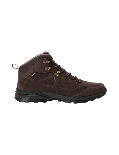 Jack Wolfskin Herren Sunset Hike Texapore MID M Wanderschuh, Dark Oak, 43 EU