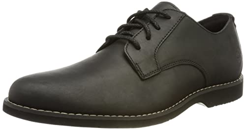 Timberland Herren Woodhull Leather Oxford Basic Black Full Grain 45.5