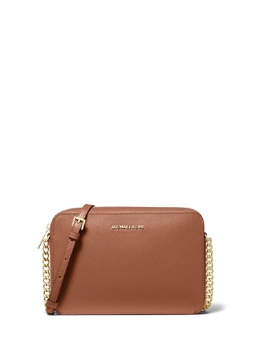 Michael Kors LG EW Crossbody 32S4GTVC3L Damen Umhängetaschen 24x16x7 cm (B x H x T), Braun (Luggage 230)