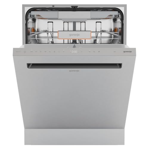Gorenje ULTRA16BUWIFIX Geschirrspüler/Unterbaugerät/60 breite/16 Maßgedecke/6 Programme/EU Made/TotalDry/Status LED-Licht/FlexUse/Total AquaStop/MultiClack/EEK: B/Einbaumaße (HxBxT):82 x 60 x 57,5 cm