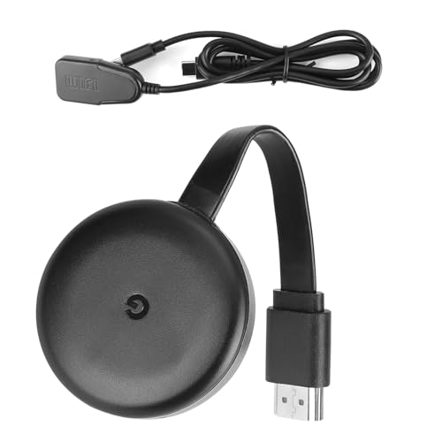 Wireless HDMI Chromecast Dongle 5G, Miracast 4K, Full HD Display Adapter für TV, Projektor, Monitor kompatibel mit Android iOS Windows, Laptop, Smartphone, PC unterstützt Airplay DLNA, Plug & Play