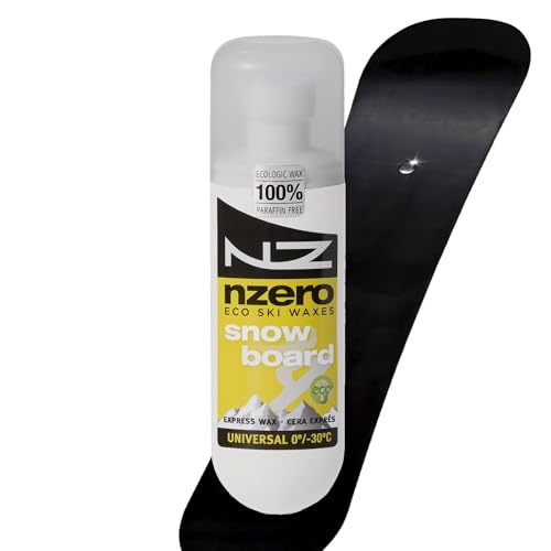 NZEROWAX │ Bio-Snowboardwachs | Geeignet für alle Schneeverhältnisse | organisch | Nachhaltig und umweltfreundlich | 100 ml