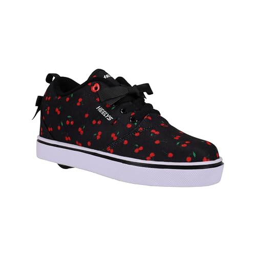 Heelys Pro 20 Prints Schuhe mit Rollen, Schwarz/Rot, 39 EU