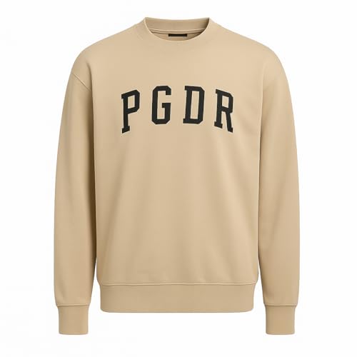 Generisch Pegador Layton Oversized Sweater PDGR-2706-380 Vintage Washed (DE/NL/SE/PL, Alphanumerisch, M, Regular, Regular, Beige)