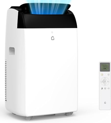 Mobiles Klimagerät 12000 BTU, a++ Energieeffizienz, R290 Umweltfreundliches Kältemittel, 4‑in‑1 Klimaanlage Mobil Ohne Außeneinheit, Kühlen, Entfeuchten, Ventilieren, Follow‑Me‑Funktion, Leise <50 DB