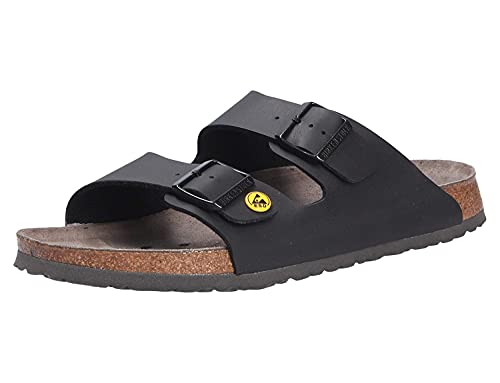 Birkenstock Pantolette Arizona ESD Schwarz - SCHMALES Fussbett 45