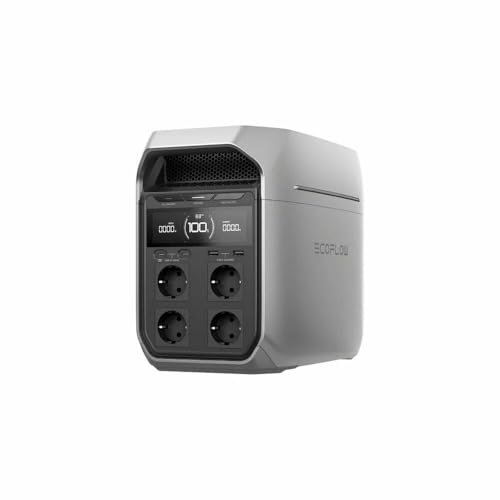 Ecoflow Delta 3 Plus Stazione Di Alimentazione Portatile Litio Ferro Fosfato [lifepo4] 1800 W 12,5 Kg (delta 3 Plus - Portable - Powerstation EF-DL-H