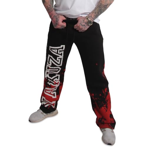 Yakuza Herren Creepy Straight Jogginghose
