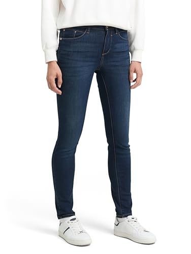 TOM TAILOR Damen 1008122 Alexa Skinny Jeans, 10282 - Dark Stone Wash Denim, 32W / 30L EU