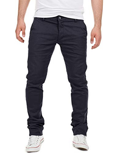 Yazubi - Chino Hose Dustin - Stretch Herren Chinohose - Männer Chino Jeans, Blau (Night Sky 4R193924), W38/L32