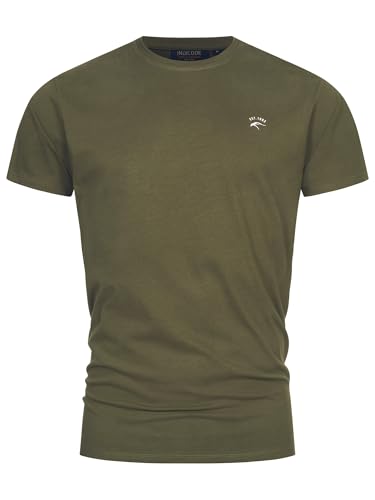 Indicode Herren Kloge T-Shirt aus 100% Baumwolle mit Rundhals-Ausschnitt