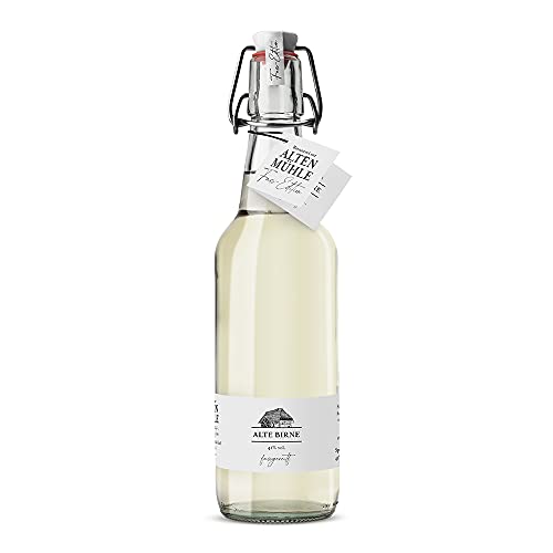Brennerei Zur Alten Mühle - Alte Birne Fass-Edition - feine Williams Christ Birnen Spirituose in der klassischen Bügelflasche - milde Spirituose fassgereift im Schwarzwald, 1 x 0.5l