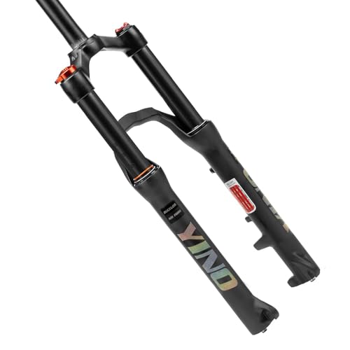 AEYINO 24-Zoll-MTB-Luftfedergabel 120 mm Federweg, Schnellspanner 9 mm/100 * 15 mm, 1-1/8