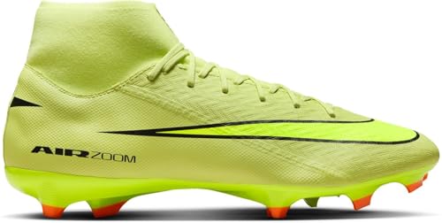 Nike Herren Zm Superfly 10 Acad Fg/Mg Fußballschuh, Limelight/Volt/Hyper Crimson, 44