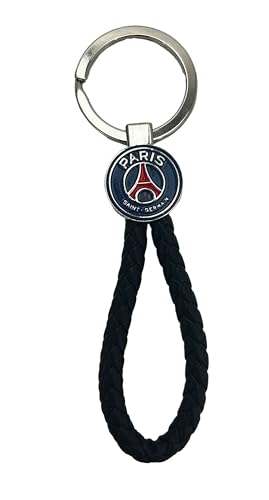 PSG Schlüsselanhänger mit Riemen, offizielle Kollektion von Paris Saint Germain