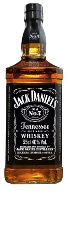 Jack Daniel's Old No. 7 - Tennessee Whiskey - Karamell, Vanille und Noten von Eichenholz - 0.35L/ 40% Vol.