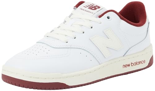 NEW BALANCE Herren 80 Sneaker, Weiß, 43 EU