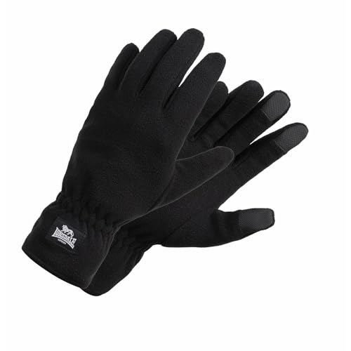 Lonsdale Unisex AYSIDE Handschuhe, Black, S/M