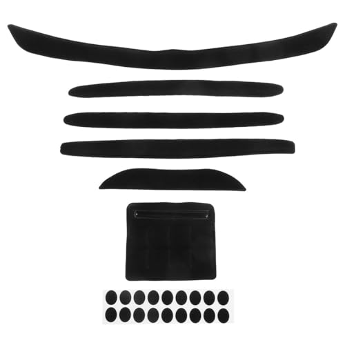 Holibanna 7stücke Teiliges Fahrradhelm Polster Set Ersatz Innenpolster Schwamm Pads Leicht Atmungsaktiv Schweißabsorbierend Sichere Helmpolsterung Für Mountainbike Und Rennrad Helme