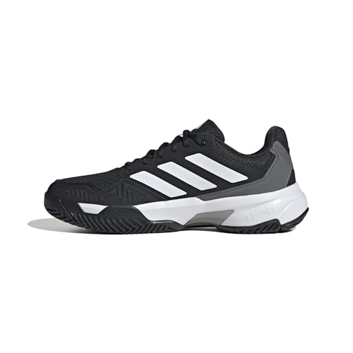 adidas Herren Courtjam Control 3 Tennis Shoes, core Black/FTWR White/Grey Four, 45 1/3 EU
