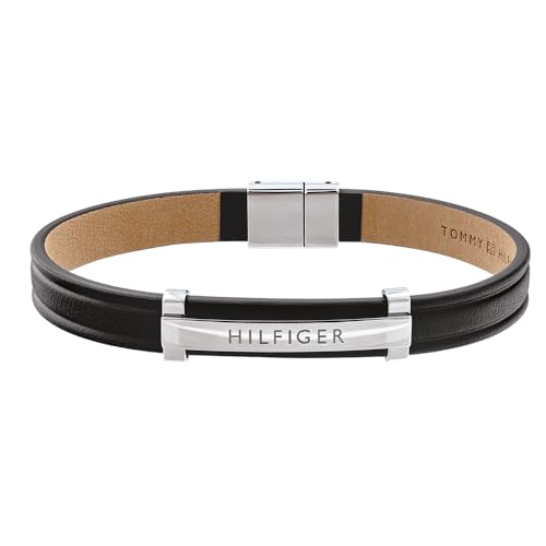 Tommy Hilfiger Jewelry Armband für Herren aus Leder Schwarze Farbe - 2790161