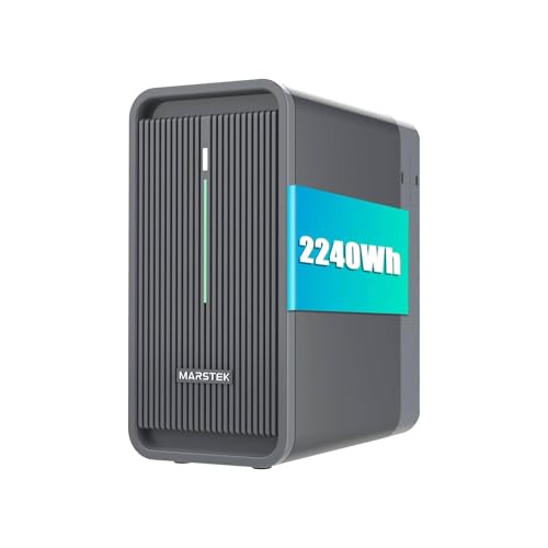 2025 Updated Balkonkraftwerk mit Speicher B2500 0% VAT, Marstek 2240Wh LiFePO4 Akku 6000 Ladezyklen, 1600W Max. 1600W PV-Eingang & 800W Ausgang Erweiterbar auf 8960Wh, IP65 wasserdicht & staubfest