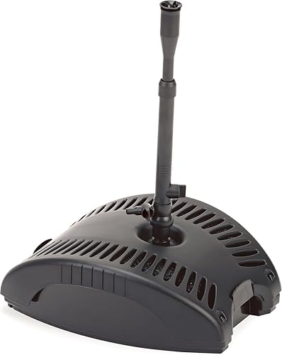 Pontec 57118 PonDuett 3000 - kompakter Unterwasserfilter mit integrierter Wasserspielpumpe / Teichfilter / Brunnenpumpe, Braun