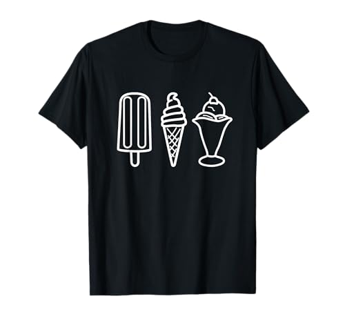 Eissorte Eiscreme Eis T-Shirt