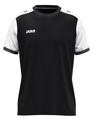 JAKO Unisex Trikot Dynamic, Kurzarm, schwarz/weiß/anthrazit, L