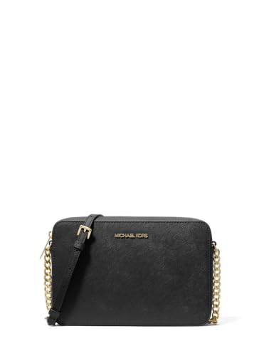 Michael Kors Jet Set Item Large East West Crossbody, Schwarzes Saffiano, No Size, 35t8gttc9l-schwarz