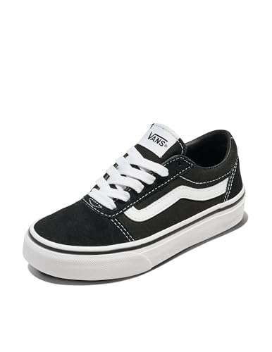 Vans Unisex Kinder Ward Sneaker Ward Trainers, (SUEDE/CANVAS) BLACK/WHITE, 36 EU
