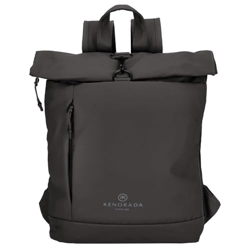 Kenorada Rucksack Leisure RS92-B M | moderner Tagesrucksack mit Rolltop | gepolstertes Laptopfach (bis 14