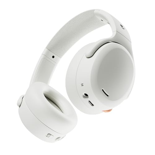 Skullcandy Crusher ANC 2 Over-Ear Noise Cancelling Wireless-Kopfhörer mit Sensory Bass, 50 Std. Akkulaufzeit, Skull-iQ, Alexa-Unterstützung, Mikro, Bluetooth-kompatibel, Bone