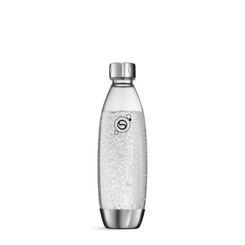 sodastream 1L Kunststoffflasche Fuse mit Edelstahl-Elementen, 1er-Pack