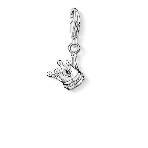 Thomas Sabo Damen Charm-Anhänger Krone Charm Club 925 Sterling Silber 0887-001-12