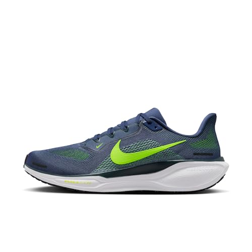 Nike Herren Air Zoom Pegasus 41 Laufschuh, Sanded Purple/Volt/Seaweed/Can, 45.5